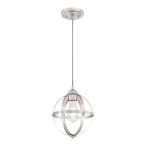 Westinghouse Lighting Stella Mira Brushed Nickel Mini Pendant Indoor Light